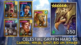 Celestial Griffin 90 Hard - Cardiel, Hurndig, Ninja, Big Un, Kymar | Raid Shadow Legends Guide