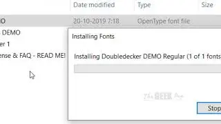 How to Install Fonts in Windows 10 with a single click