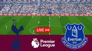 [LIVE] Tottenham Hotspur vs Everton Premier League 24/25 Full Match - Video Game Simulation