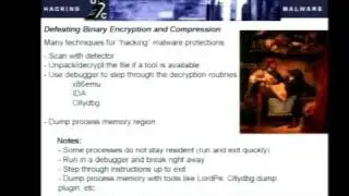 DEFCON 14: Hacking Malware: Offense Is the New Defense