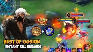 FASTHAND GUSION DESTROYED ALL ENEMIES | GUSION SPEED HACK ~ Mobile Legends