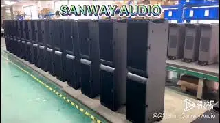 K2 line array speaker in Sanway workshop