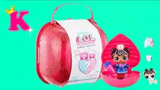 Игровой набор Чемодан с куклой и питомцем Лол шипучий подарок L.O.L. Bubbly heart Pink 6+