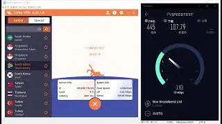 【Turbo VPN】Review South Africa Speed Test ☑️️️️