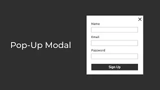 Create Modal in HTML, CSS, JavaScript