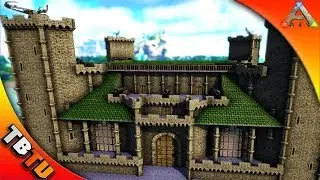 ARK CASTLE HOUSE BUILD! ARK MEDIEVAL ARCHITECTURE! ARK Building Mods - ISO Crystal Isles