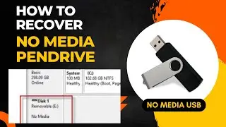 खराब ( नो मीडिया ) Pendrive को ठीक करे खुद से (100% वर्किंग ) | how to recover no media pen drive?