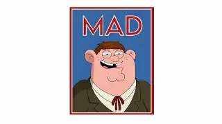 Family Guy - Peter on the cover of Mad magazine