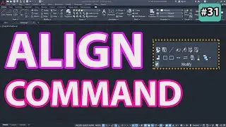 #31 How To Use Align Command In Autocad | Beginner's Course | Cad Gizmo