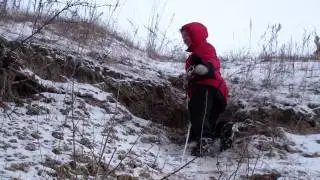 Тренировки на склонах Ини.