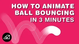 Bouncing Ball Animation in Less Than 3 Minutes | After Effects Tutorial - No Third Party Plugin