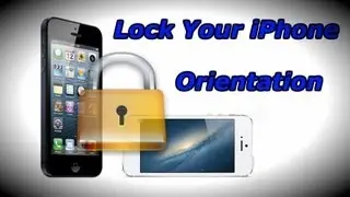 How To Lock iPhone Screen Orientation - Portrait Lock