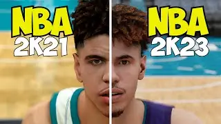 Evolution of LaMelo Ball In NBA 2K Games  (NBA 2K21 - NBA 2K23) CURRENT GEN AND NEXT GEN