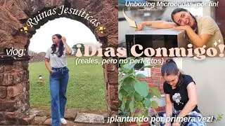 vlog: we did domestic tourism in Paraguay, my first time planting, and we finally have a microwave!