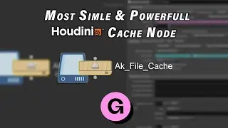 Ak File Cache Node | Most Simple and Powerful Cache node in Houdini | Download it from Gumroad