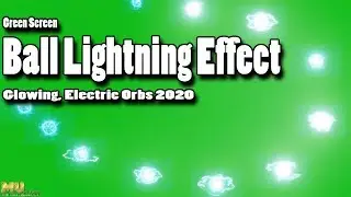 Green Screen Ball Lightning Effect | Glowing Electric Orbs Green Screen | Chroma Key | #mvstudio