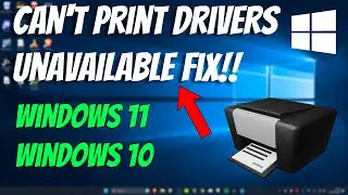 How To Fix Cant Print Documents Printer Driver Is Unavailable in Windows