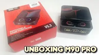 TMS M90 Pro Bluetooth Earphones with Touch Control - Unboxing and Test 2023