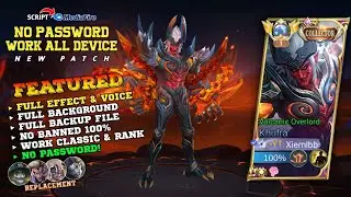 NEW!! Script Skin Khufra Collector No Password | Full Effect Voice - New Patch