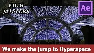 Star Wars Hyperspace jump in After Effects includes project files