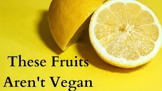 These Commons Fruits Aren't Actually Vegan [AKA] why lemon water isn't vegan water