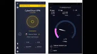 【CyberGhost VPN】Review Russia Speed Test ☑️️️️