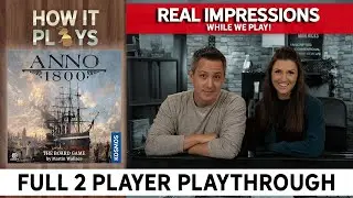 Anno 1800 Boardgame Playthrough Review