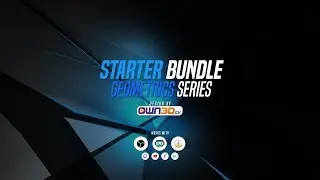 Animated Twitch Overlay Design Package Starter Bundle Geometrics | own3d.tv