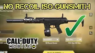 Best NO Recoil ISO SMG Gunsmith & Gameplay in COD Mobile | Call of Duty Mobile