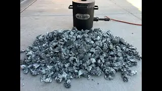 Massive Dross Melt - Recovering Aluminum From Dross From My Massive Can Meltdown Video of 8,405 Cans