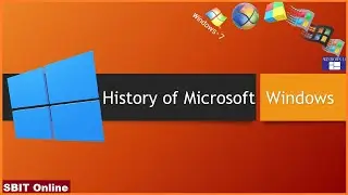 History Of Microsoft Windows Operating Systems (Windows 10 - 1.0) || SBIT Online