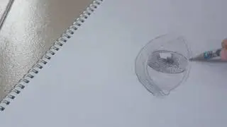 Drawing a human eye