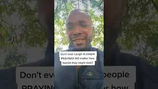 Never Laugh at People who are Praying!! #pray #prayer #christian