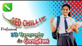 Professional 3D Typography in CorelDRAW🔥