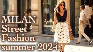 🇮🇹 Iconic Italian Fashion summer 2024: Milan Street Style Trends & Polka Dot Dresses
