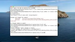 How to Fix Git Changes not staged for commit on MacOS Catalina