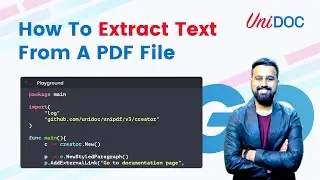 How To Extract Text From a PDF file in Go (using UniPDF)