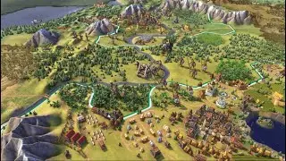 Wanderbraun в Civilization 6. Уровень сложности - Божество (впервые на таком высоком)