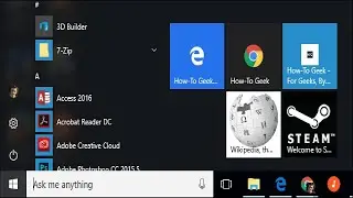 How to Add Website Links to the Windows 10 Start Menu