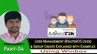 Mikrotik User Manager (RouterOS User) with User group create | Part-04