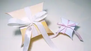 DIY GIFT BOX ✨ how to make a paper gift box without glue & tape at home