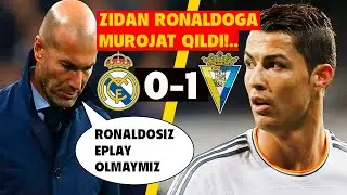 RONALDONING O'RNINI XALIGACHA TOLDIRA OLMADIK, ZIDAN RONALDOGA MUROJAT QILDI!..