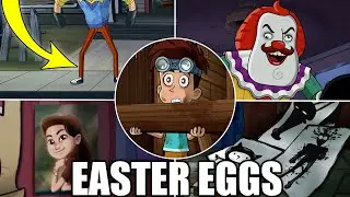 Hello Neighbor Animated Series EASTER EGGS