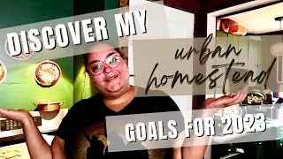 Let’s talk about my Urban Homestead Goals for 2023 | vlog |