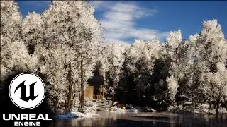 Realistic Snow Land In Unreal Engine 5......