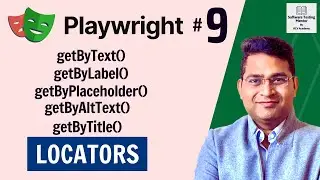 Playwright Tutorial #9 - getByText() | getByLabel() | getByPlaceholder, AltText and Title