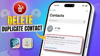 How to Delete Duplicate Contacts on iPhone | Remove Duplicate Contacts Easily