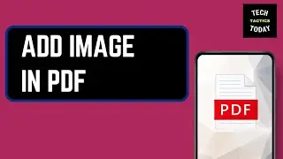 How to Add Image in PDF | Insert Photo on PDF File