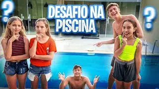 QUEM NOS CONHECE MAIS? DESAFIO DA PISCINA!•irmãs caliano•