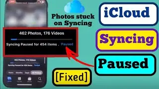 how to fix iCloud syncing paused on iPhone | iCloud stuck on sync | Apple Tech world